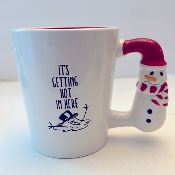 California Pantry Melting Snowman Coffee Cocoa Mug 💙 - Picture 1 of 7